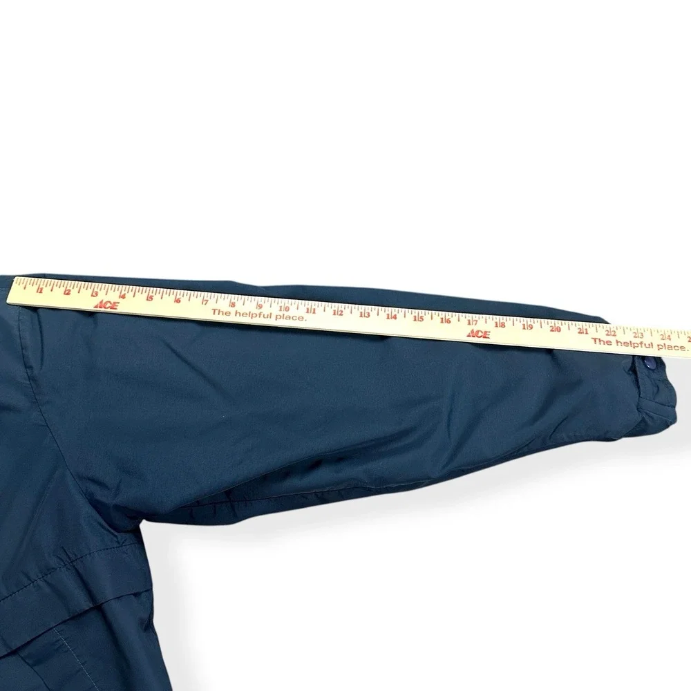 Vintage Woolrich Mens 3M Thintech Lined Bomber Jacket Size Large Navy Blue USA - Picture 12 of 14
